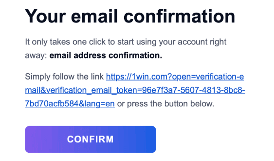 Verification at 1Win